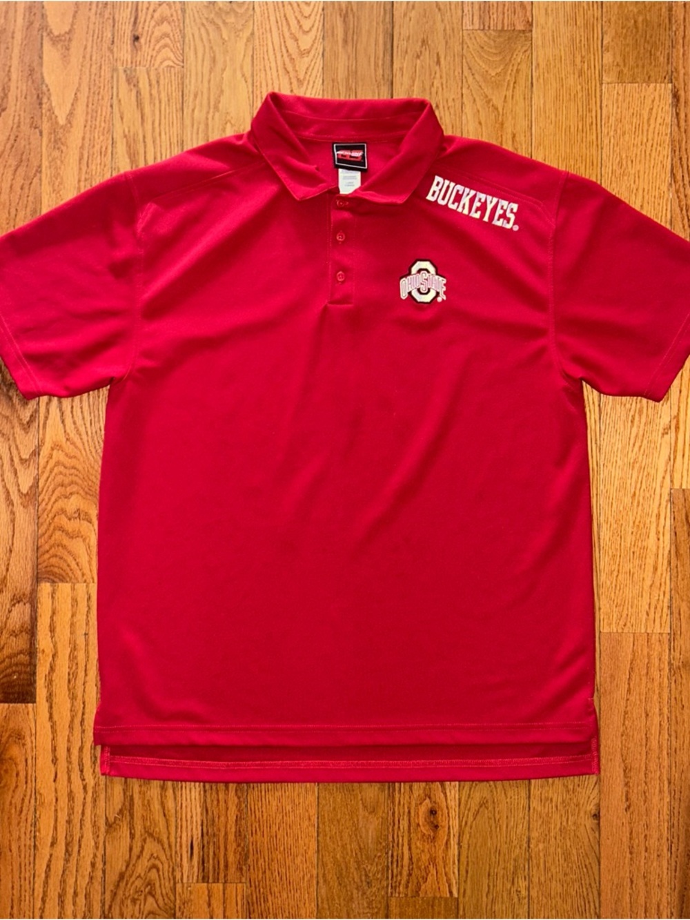 Ohio State Buckeyes Genuine Stuff Vintage Polo Shirt Size Large